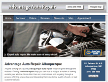 Tablet Screenshot of advantageautorepair.com
